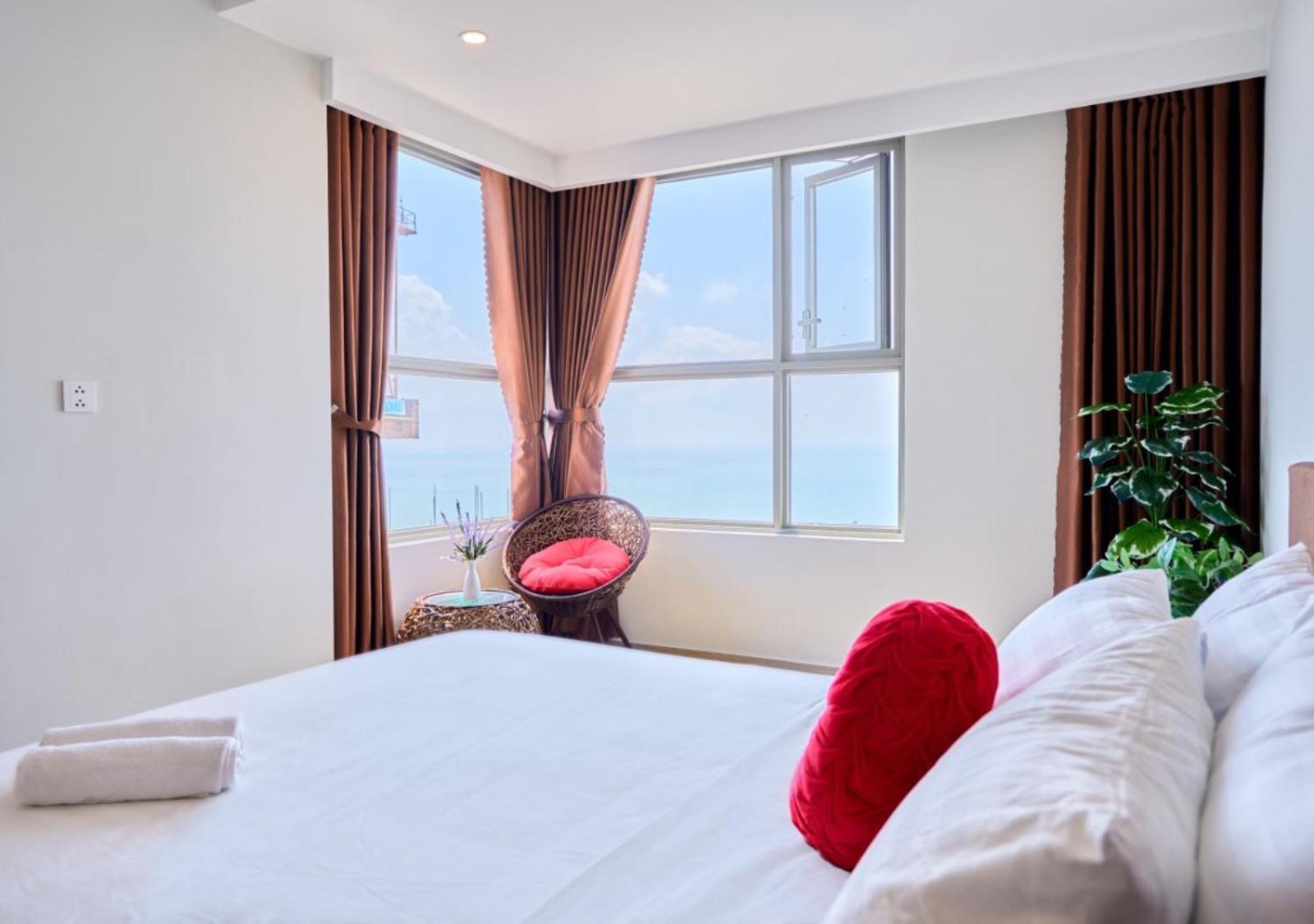 The Song Apartment Sea View - Can Ho Bien Nghi Duong - Hao'S Homestay Vung Tau Exteriör bild