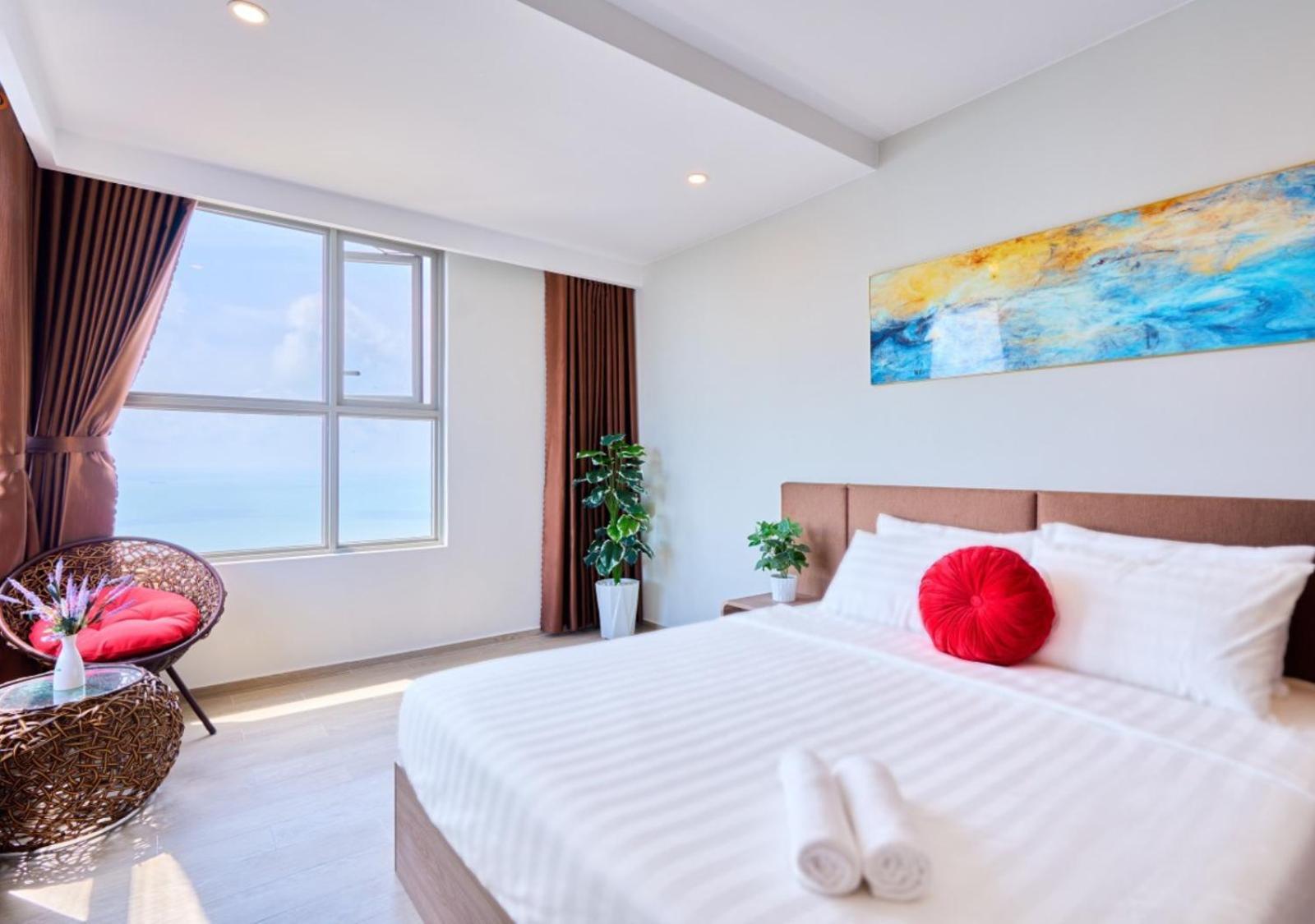 The Song Apartment Sea View - Can Ho Bien Nghi Duong - Hao'S Homestay Vung Tau Rum bild